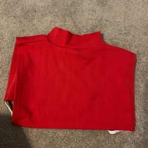 red turtleneck dickey